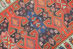 323x168 cm Anatolian Kilim Sumak Tribal Wool Rug Handmade Orange - Rugoutlet