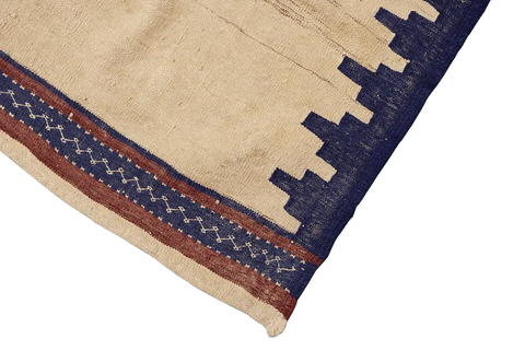 107x102cm Baluch Kilim sufra Tribal Wool Rug - Rugoutlet