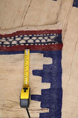 107x102cm Baluch Kilim sufra Tribal Wool Rug - Rugoutlet