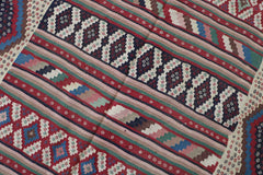 220x146 cm Qashqai Kilim Tribal Wool Rug Handmade Multi-Coloured - Rugoutlet