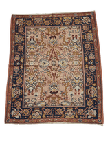 330x184cm Anatolian Kilim Tribal Wool Rug Handmade Brown Blue - Rugoutlet