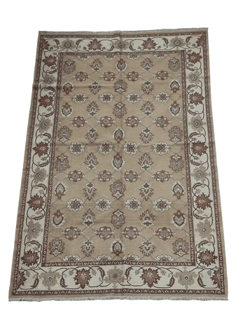 288x182 cm Ziegler Fine Kilim Sumak Tribal Wool Rug Handmade Brown - Rugoutlet