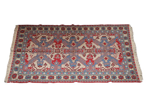 203x143cm Kazak Kilim Sumak (Soumak) 6884 - Rugoutlet