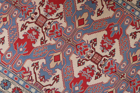 203x143cm Kazak Kilim Sumak (Soumak) 6884 - Rugoutlet
