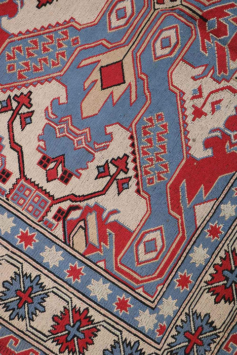 203x143cm Kazak Kilim Sumak (Soumak) 6884 - Rugoutlet