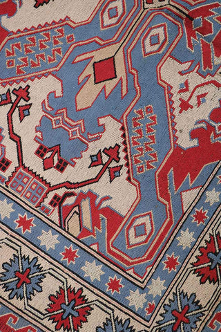 203x143cm Kazak Kilim Sumak (Soumak) 6884 - Rugoutlet