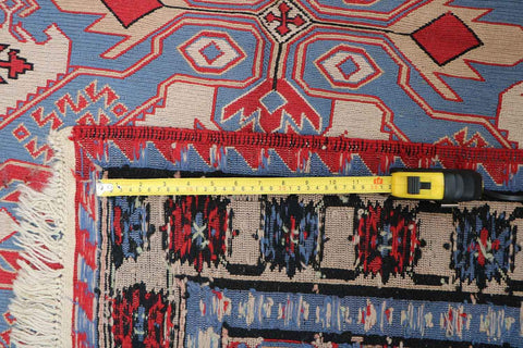 203x143cm Kazak Kilim Sumak (Soumak) 6884 - Rugoutlet