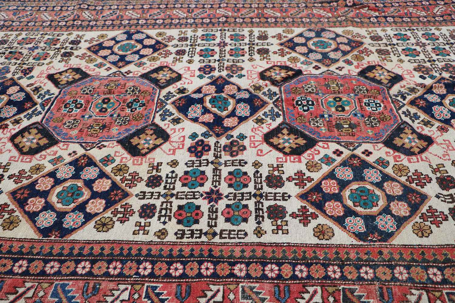 278x147 cm Antique Tabriz Wool Rug Handmade Beige - Rugoutlet