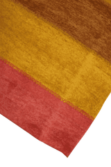 176 x 122 (5.77 x 4.00 ft) cm Gabbeh Tribal Wool Rugs Hand Knotted Red Yellow Colour - Rugoutlet