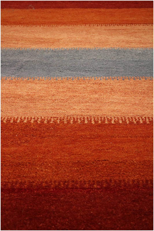 126x186 cm Multi-coloured Contemporary Persian Gabbeh tribal Qashqai wool rug