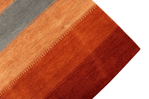 126x186 cm Multi-coloured Contemporary Persian Gabbeh tribal Qashqai wool rug - Rugoutlet