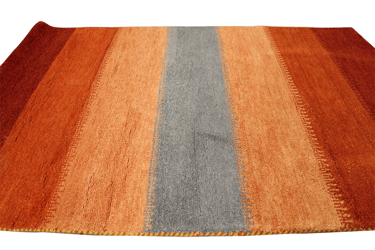 126x186 cm Multi-coloured Contemporary Persian Gabbeh tribal Qashqai wool rug - Rugoutlet