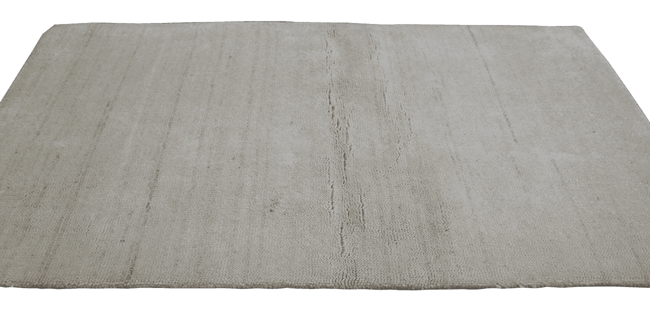 153 x 92 cm Gabbeh Tribal Wool Rugs Handmade Grey Colour - Rugoutlet