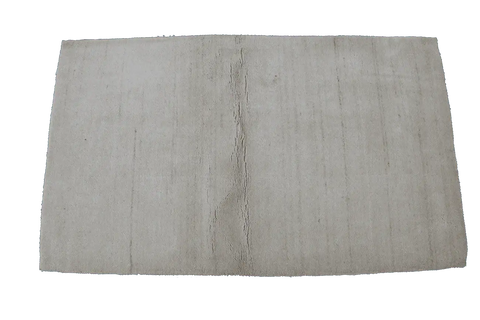 153 x 92 cm Gabbeh Tribal Wool Rugs Handmade Grey Colour - Rugoutlet
