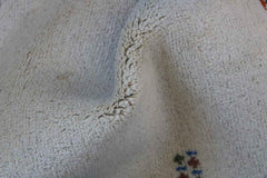 120x92 cm Gabbeh Tribal Qashqai Wool Rug White