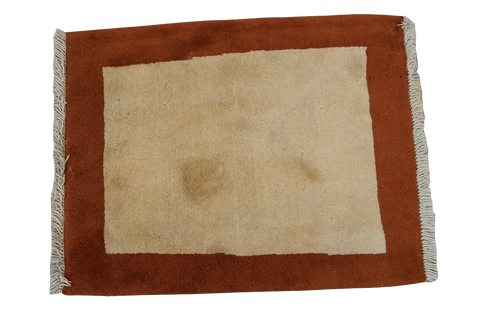 Gabbeh Tribal Wool Rug 88 x 68 cm (2.89 x 2.23 ft)