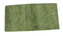 143 x 71 cm Gabbeh Tribal Wool Rugs Handmade Green - Rugoutlet