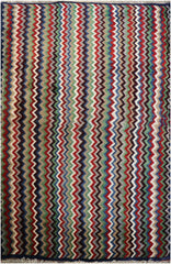 148 x 108 cm Gabbeh Tribal Wool Rugs Multi-Colored - Rugoutlet