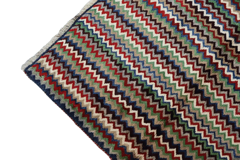 148 x 108 cm Gabbeh Tribal Wool Rugs Multi-Colored - Rugoutlet