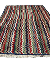 148 x 108 cm Gabbeh Tribal Wool Rugs Multi-Colored - Rugoutlet