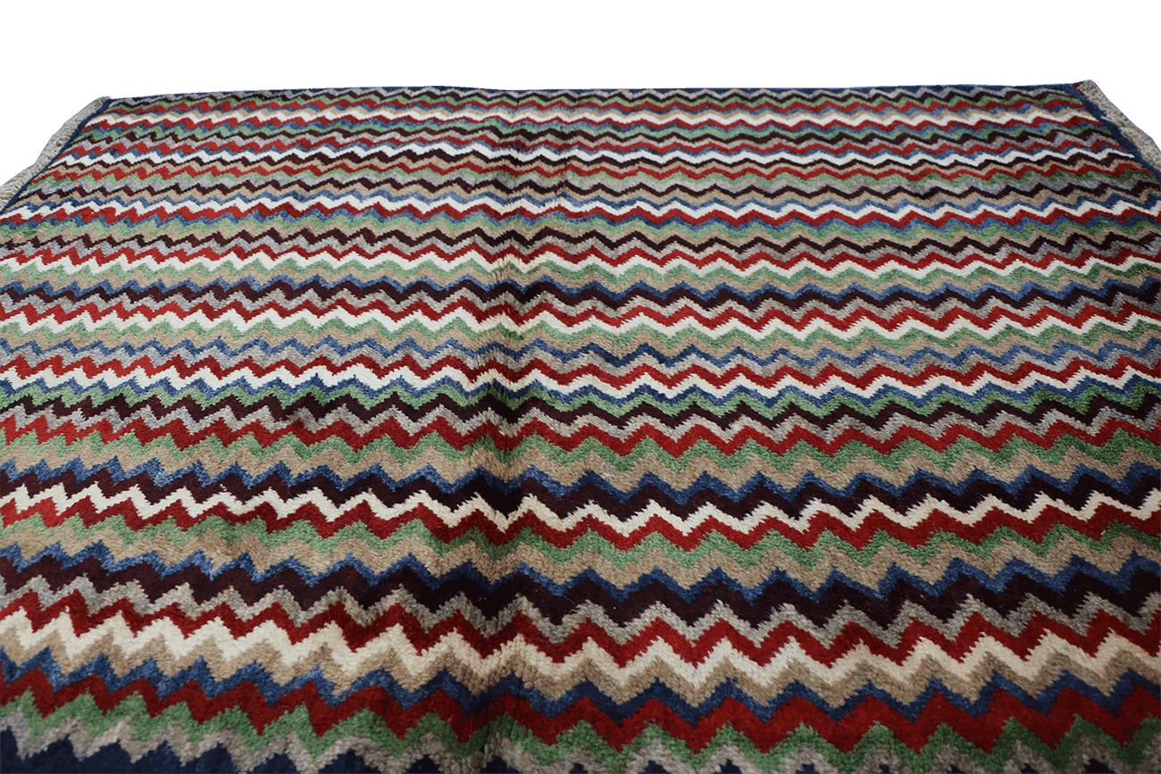 148 x 108 cm Gabbeh Tribal Wool Rugs Multi-Colored - Rugoutlet