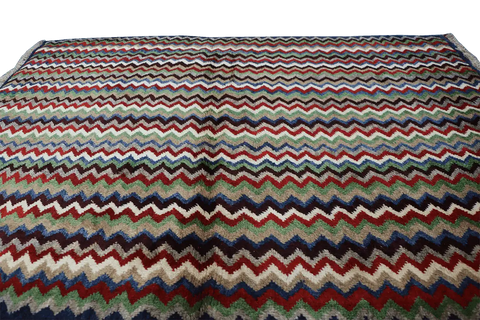 148 x 108 cm Gabbeh Tribal Wool Rugs Multi-Colored - Rugoutlet