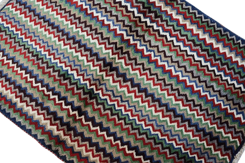 148 x 108 cm Gabbeh Tribal Wool Rugs Multi-Colored - Rugoutlet