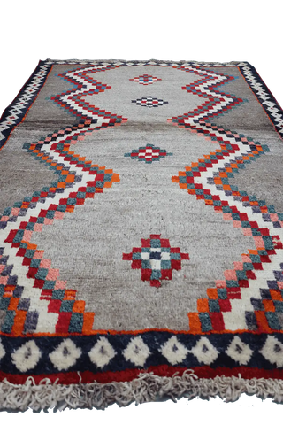 179x122 cm Gabeh Tribal Wool Rugs Hand Knotted Beige Brown - Rugoutlet