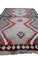 179x122 cm Gabeh Tribal Wool Rugs Hand Knotted Beige Brown