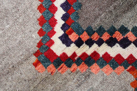 179x122 cm Gabeh Tribal Wool Rugs Hand Knotted Beige Brown - Rugoutlet