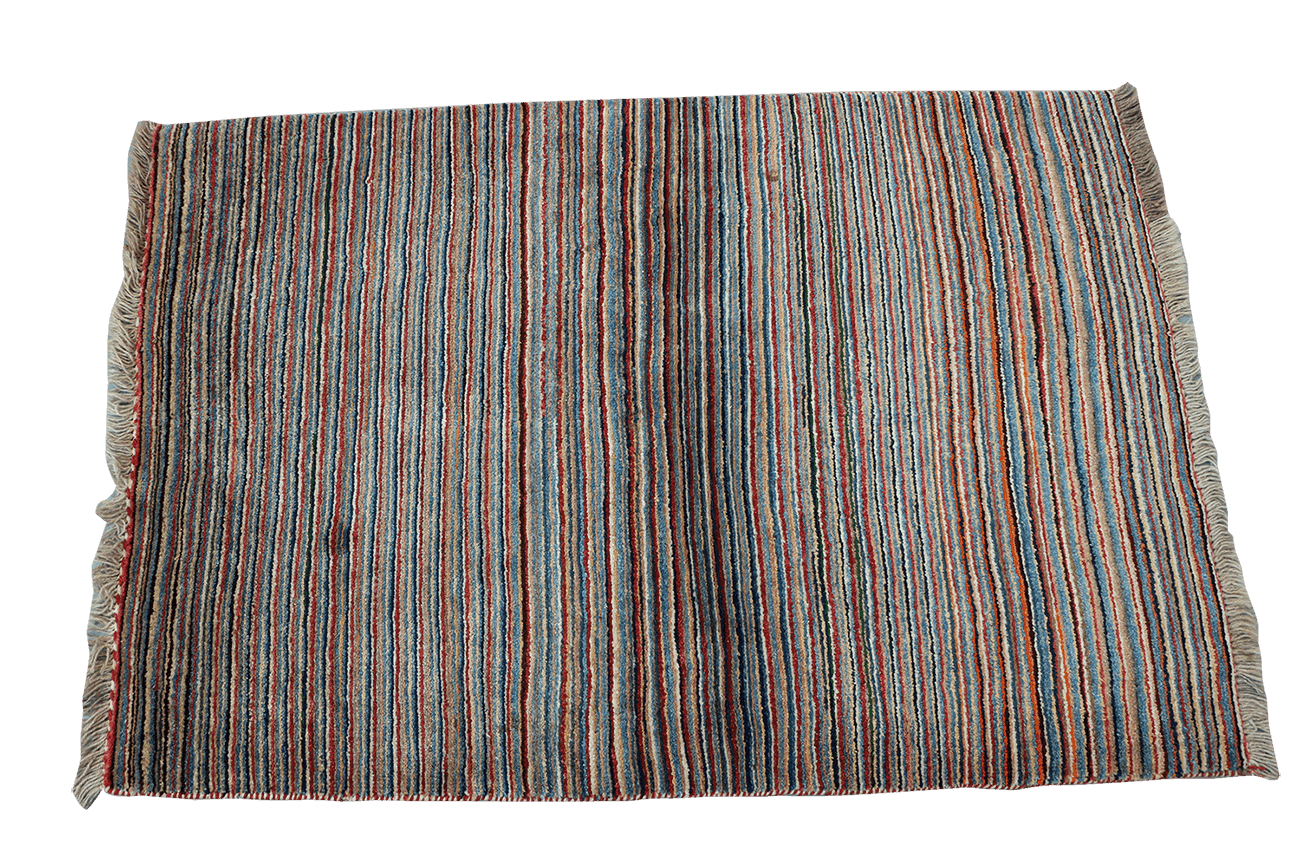 155 x 106 cm Gabbeh Tribal Wool Rugs Handmade Multi-coloured - Rugoutlet