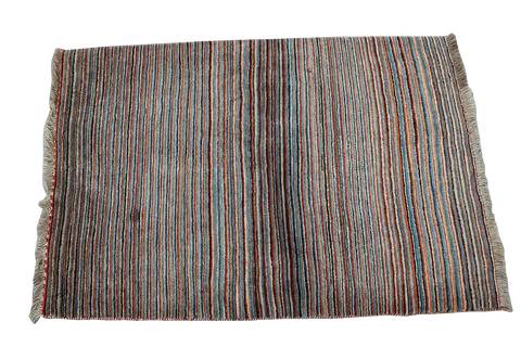 155 x 106 cm Gabbeh Tribal Wool Rugs Handmade Multi-coloured - Rugoutlet