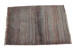 155 x 106 cm Gabbeh Tribal Wool Rugs Handmade Multi-coloured - Rugoutlet