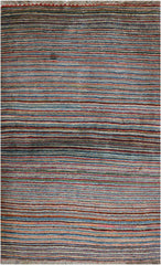 155 x 106 cm Gabbeh Tribal Wool Rugs Handmade Multi-coloured - Rugoutlet