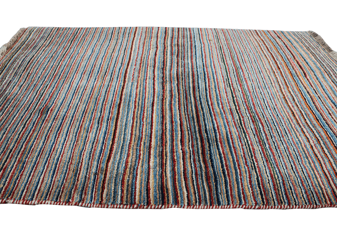 155 x 106 cm Gabbeh Tribal Wool Rugs Handmade Multi-coloured - Rugoutlet