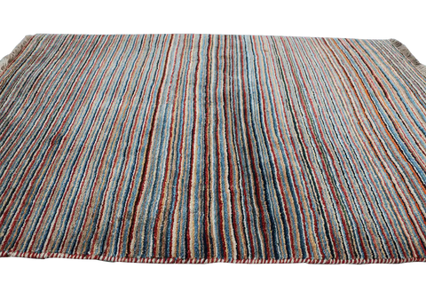155 x 106 cm Gabbeh Tribal Wool Rugs Handmade Multi-coloured - Rugoutlet