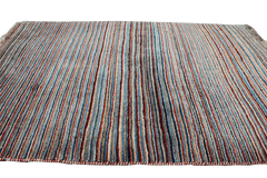 155 x 106 cm Gabbeh Tribal Wool Rugs Handmade Multi-coloured - Rugoutlet