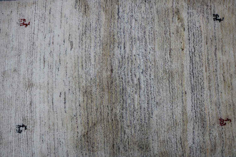 165 x 107 cm (5.41 x 3.51 ft) Gabbeh Tribal Wool Rugs Hand Knotted Brown Coloured - Rugoutlet