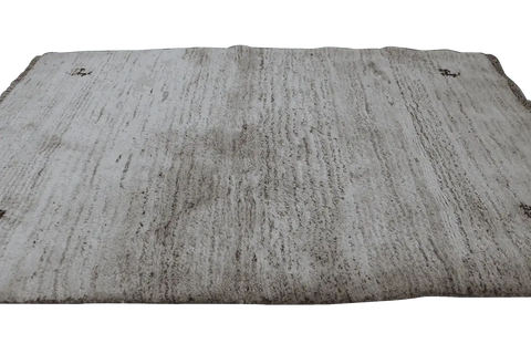 165 x 107 cm (5.41 x 3.51 ft) Gabbeh Tribal Wool Rugs Hand Knotted Brown Coloured - Rugoutlet