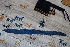 Handmade tribal wool rug tent