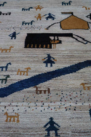 103 x 95 cm Gabbeh Tribal Wool Rug - Rugoutlet
