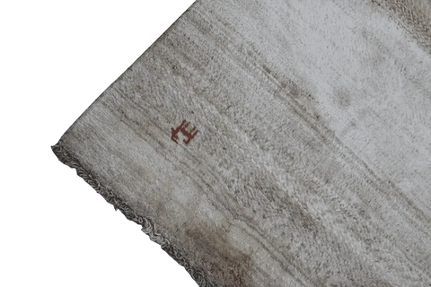 156 x 98 cm Gabbeh Tribal Wool Rugs Handmade Brown Colour - Rugoutlet