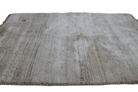 156 x 98 cm Gabbeh Tribal Wool Rugs Handmade Brown Colour - Rugoutlet