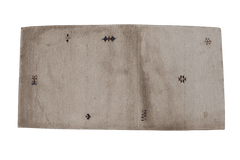 139 x 71 cm Gabbeh Wool Rugs Handcrafted Brown - Rugoutlet