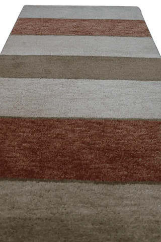 143 x 74 cm Gabbeh Tribal Wool Rugs Handmade Beige Brown - Rugoutlet