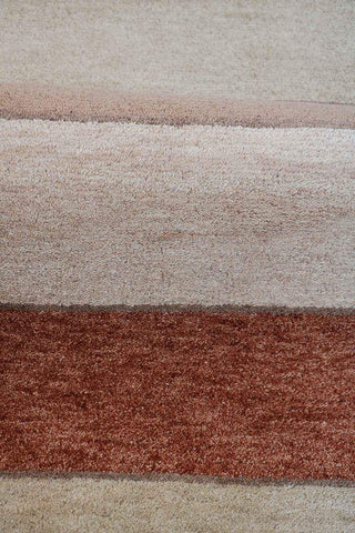 143 x 74 cm Gabbeh Tribal Wool Rugs Handmade Beige Brown - Rugoutlet