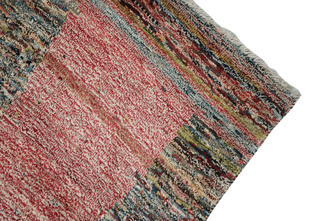 120x90 cm Handmade Tribal Gabbeh multi-coloured wool rug - Rugoutlet