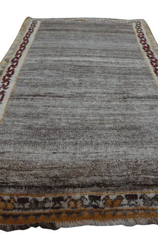 170 x 100 (5.58 x 3.28 ft) cm Gabbeh Tribal Wool Rugs Hand Knotted Grey Cololur - Rugoutlet
