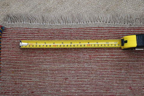 180 x 125 cm (5.91 x 4.10 ft) Gabbeh Tribal Wool Rugs Hand Knotted Beige Colour - Rugoutlet
