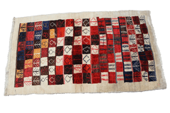 168 x 97 cm (5.51 x 3.18 ft) Gabbeh Tribal Wool Rugs Hand Knotted Multi-Coloured - Rugoutlet